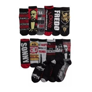 12 Days‎ of Socks The Godfather Crew Socks- Men